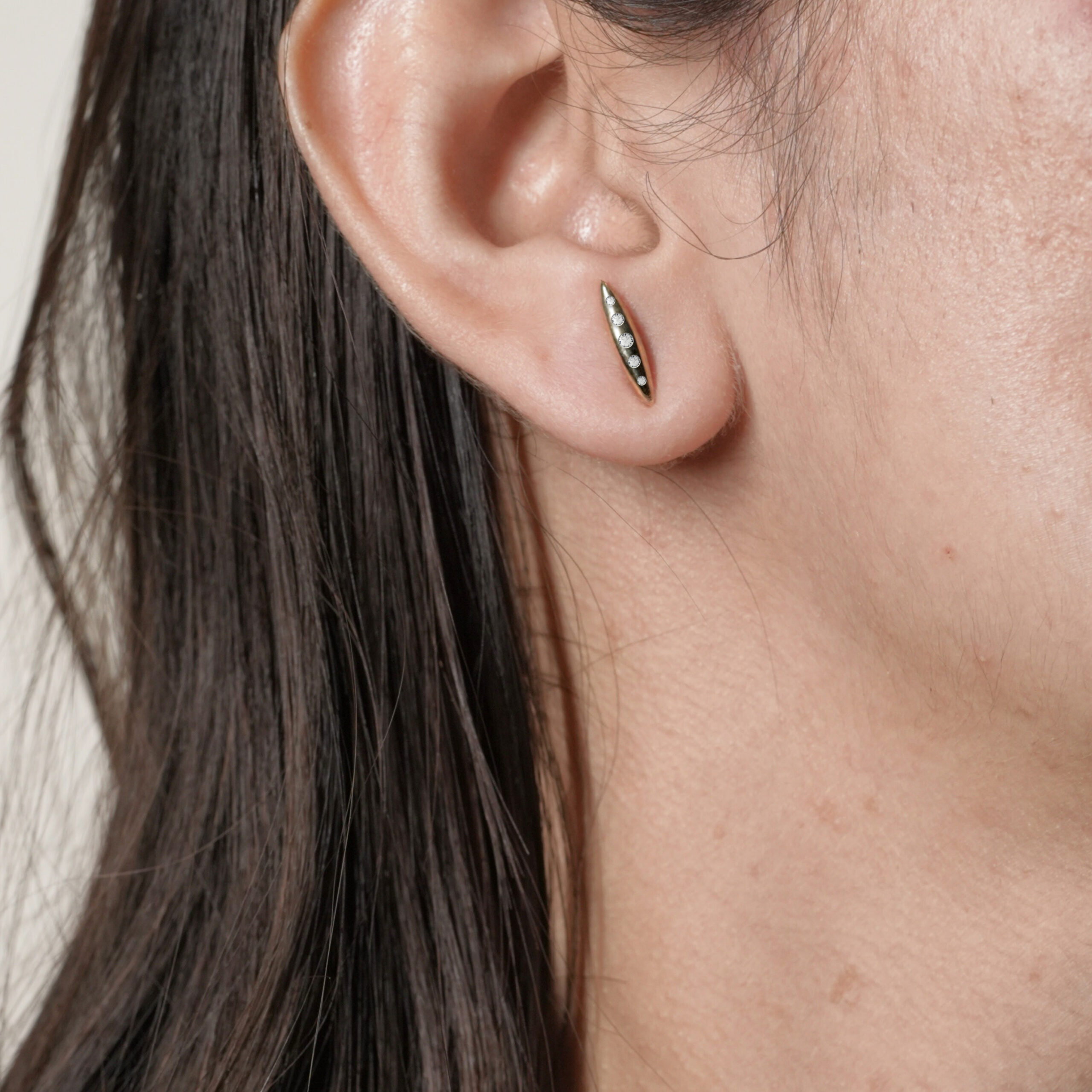 Gurutva earring with natural diamond 3