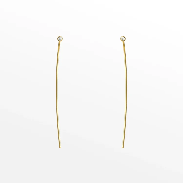 One Diamond Earrings